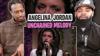 FIRST TIME REACTION  Angelina Jordan 17  KORK  Unchained Melody  Narges Mohammadi tribute [upl. by Tartan]