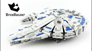 LEGO STAR WARS 75212 Kessel Run Millennium Falcon Speed Build for Collecrors Collection Solo 1012 [upl. by Udelle443]