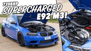 This 720bhp SUPERCHARGED E92 M3 is PURE MADNESS [upl. by Wain]