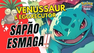 AMASSANDO com Venossaur e Eggxecutor no Pokemon Pocket [upl. by Esli]