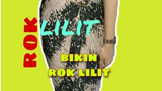 Menjahit rok lilit [upl. by Arec]