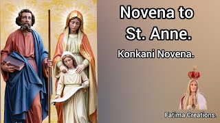 Novena to StAnneAnna💐💐 Santan Maiecho Ters Konkani [upl. by Orsini]