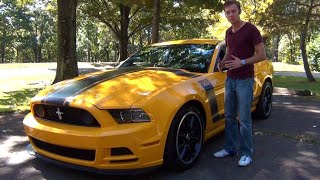 Review 2013 Ford Mustang Boss 302  Pure Raw V8 Emotion [upl. by Trenna963]