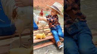 Mi granjita viralshort cutebaby viralvideo baby beautiful cute video sigueme [upl. by Fortunna]