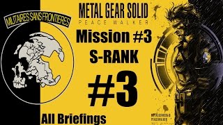 Metal Gear Solid Peace Walker HD  Stealth Walkthrough  Mission 3  SRANK  CenterStrain01 [upl. by Bishop]