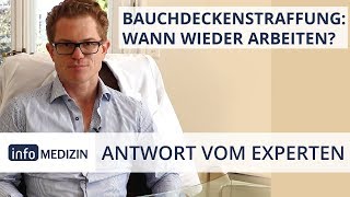 Bauchdeckenstraffung Was ist danach zu beachten  Expertenantwort von Dr Kiermeir [upl. by Annawahs597]