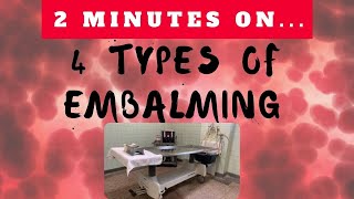 What Are the 4 Methods of Embalming  Just Give Me 2 Minutes [upl. by Adnamaa724]