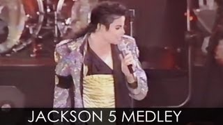 Michael Jackson  quotJ5 Medleyquot live Dangerous Tour Argentina 1993  Enhanced  HD [upl. by Ergener406]