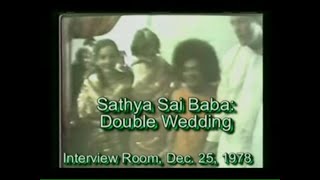 Rare video of Sathya Sai Baba performing two marriages DEC 251978mp4 [upl. by Ereynihc287]