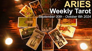 ARIES WEEKLY TAROT READING quotA BLESSING IN DISGUISEquot September 30th to October 6th 2024 tarot [upl. by Atinna864]