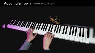 Pokémon BW OST  Accumula Town Piano Cover [upl. by Clemen]