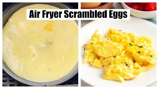 Air Fryer Scrambled Eggs [upl. by Annadroj]