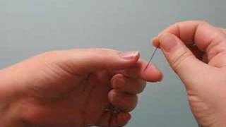 How to Tie a Knot for Hand Sewing [upl. by Ainolloppa]