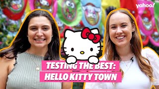 Hello Kitty Towns BEST themed treats in Darling Square  Testing the Best S1 E4  Yahoo Australia [upl. by Elam]