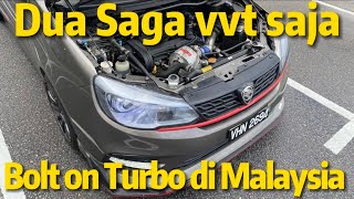 Proton Saga vvt bolt on turbo only 2 in Malaysia [upl. by Milton938]