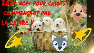 2024 quel petit nom pour mon chiot  for my puppy für meinen Hund 🐶🐺 [upl. by Kaleena]