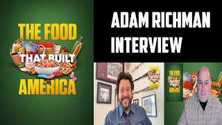 Adam Richman Interview  The Food That Built America S4 History Channel [upl. by Tedder]