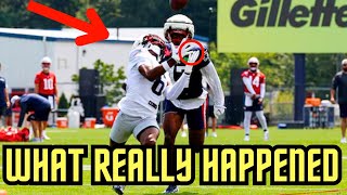 Javon Baker MAKING PLAYS At New England Patriots Training Camp  Hes BURNING Everybody [upl. by Doownil]