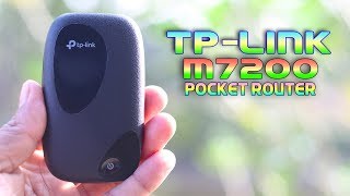 Tp Link Pocket Router M7200 Review Unboxing and Installation Guide [upl. by Vrablik169]