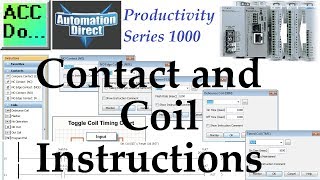 Productivity 1000 Series PLC Contact and Coil Instructions [upl. by Tdnerb]