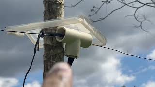 Pt 2 How to build a simple dipole antenna for CB  11 meter band radio in Costa Rica [upl. by Leizahaj]