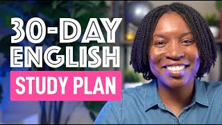 ENGLISH STUDY PLAN  30DAY ENGLISH STUDY PLAN TO IMPROVE YOUR ENGLISH FLUENCY [upl. by Alexia146]