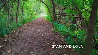 Trail walking in Ajax using cell phone Gimbal [upl. by Ennovart381]