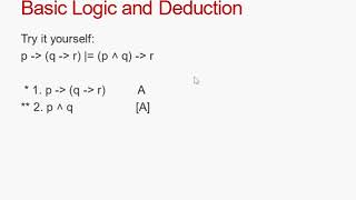 Parsing als Deduktion 29  Grundlagen Logik [upl. by Kasevich]