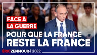 Eric Zemmour  La France face à la guerre sur TF1 [upl. by Corwun]