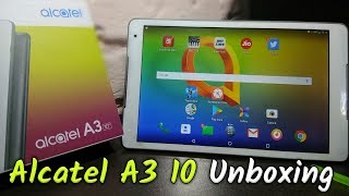 Alcatel Tablet  New 2018 Alcatel A3 101inch 32GB3GB with WiFi4G Tablet WhiteGrey [upl. by Nica]