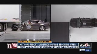 Report shows improvements in underride guard safety [upl. by Ayres]