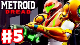 Metroid Dread  Gameplay Walkthrough Part 5  EMMI Reactivated Nintendo Switch [upl. by Esyla664]