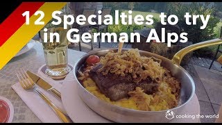 12 dishes to try in German Alps  Allgäu Holiday Edit [upl. by Neenej]