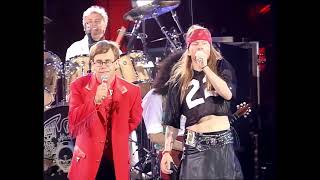 Queen Elton John amp Axl Rose  Bohemian Rhapsody Freddie Mercury Tribute Concert 4K 60FPS [upl. by Aicinad]