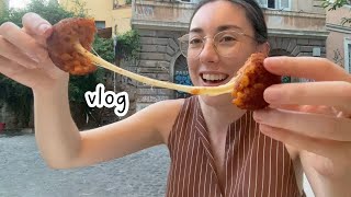 Italian vlog giorni di agosto a Roma tra passeggiate e aperitivi Subtitles [upl. by Jeffries]