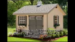 The Amish Made EZfit Heritage Shed [upl. by Duke]