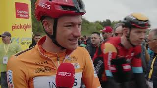 Ethan Hayter  Interview at the start  Stage 5  Tour de Romandie 2023 [upl. by Armil709]