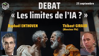 Débat —Les limites de lIA— ENTHOVEN vs M PHI [upl. by Acirea]