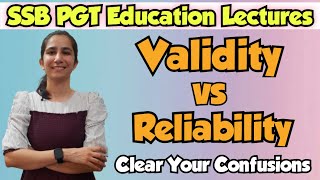 Validity vs Reliability  Clear your Confusion  SSB PGT Recruitment OdishaMEdAll Teaching Exam [upl. by Conti142]