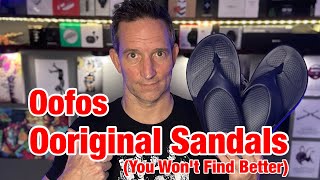 Oofos Ooriginal Flip FlopsSandals Review  More Comfortable Than Anything vs Crocs Mellow Olukai [upl. by Sorvats919]