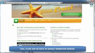 SEO Tips Integrate Google Webmaster Tools and Google Analytics into SiteMentrix website [upl. by Gnidleif723]