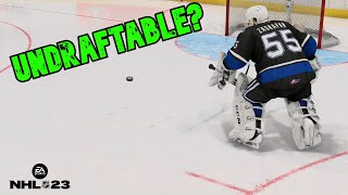 Can We Go Undrafted As a Goalie In NHL 23 Be a Pro [upl. by Jadda]