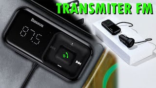 Baseus Transmiter FM Ładowarka Bluetooth 50 Zestaw Głośnomówiący Do Saochodu [upl. by Wyn]