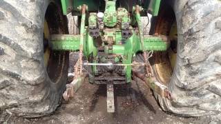 John Deere 3 point hitch operation [upl. by Alleoj997]