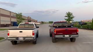 1ST GEN TUNDRAS VS 2ND GEN TACOMA [upl. by Llertal]