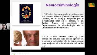 Neurocriminología y Psicología Criminal [upl. by Sunshine]