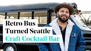 Turning a 1985 Bus into a Successful Mobile Bar  GoDaddy Makers [upl. by Yro]