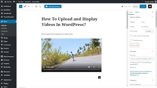 How To Upload and Display Videos In WordPress [upl. by Ardnaskela]