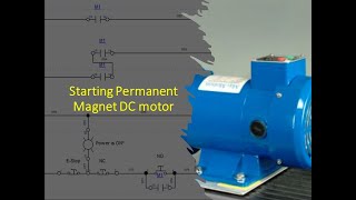 Starting permanent magnet DC motor [upl. by Yelnahs]