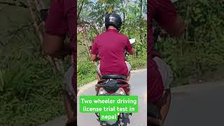 Two wheeler driving license trial test in nepal greengoldtv CNN bulatihaimagarjaanekanahi [upl. by Icnan145]